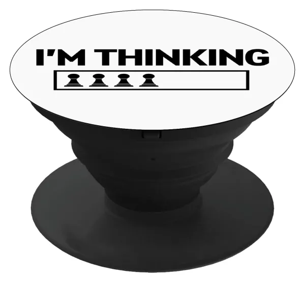 I'm thinking — Phone Holders Stand  Black Hand-held Mobile Phone Holder