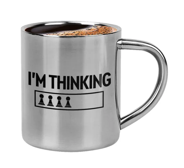 I'm thinking — Κουπάκι μεταλλικό διπλού τοιχώματος για espresso (220ml)