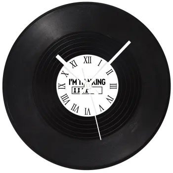 I'm thinking, Ρολόι τοίχου Βινύλιο (30cm)