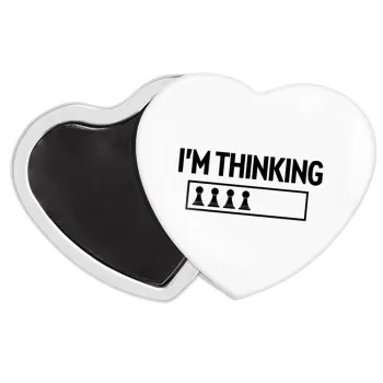 I'm thinking, Μαγνητάκι καρδιά (57x52mm)
