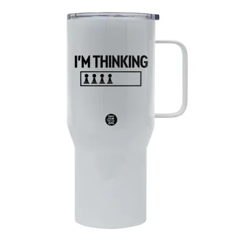I'm thinking, Tumbler με καπάκι, διπλού τοιχώματος (θερμό) 750L