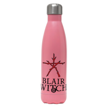 The Blair Witch Project , Metal mug thermos Pink Mat (Stainless steel), double wall, 500ml