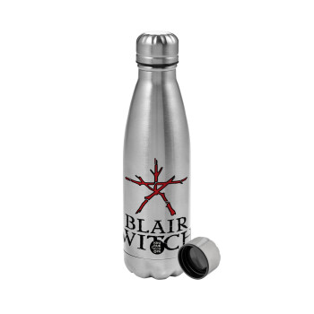 The Blair Witch Project , Metallic water bottle, stainless steel, 750ml