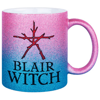 The Blair Witch Project , Κούπα Χρυσή/Μπλε Glitter, κεραμική, 330ml