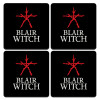 The Blair Witch Project , ΣΕΤ 4 Σουβέρ ξύλινα τετράγωνα (9cm)