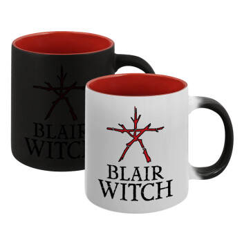 The Blair Witch Project , Κούπα Μαγική εσωτερικό κόκκινο, κεραμική, 330ml που αλλάζει χρώμα με το ζεστό ρόφημα (1 τεμάχιο)