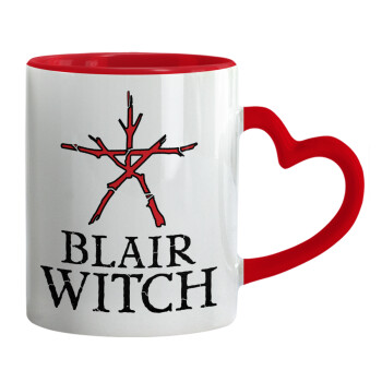 The Blair Witch Project , Κούπα καρδιά χερούλι κόκκινη, κεραμική, 330ml