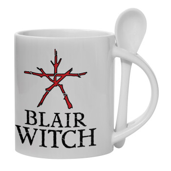 The Blair Witch Project , Ceramic coffee mug with Spoon, 330ml (1pcs)