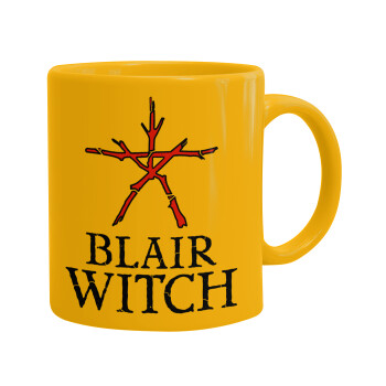 The Blair Witch Project , Ceramic coffee mug yellow, 330ml (1pcs)
