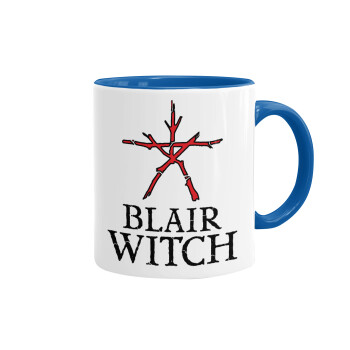The Blair Witch Project , Mug colored blue, ceramic, 330ml