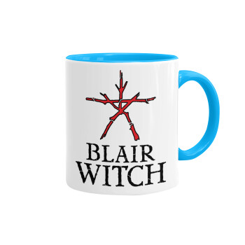 The Blair Witch Project , Mug colored light blue, ceramic, 330ml
