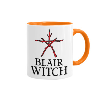 The Blair Witch Project , Mug colored orange, ceramic, 330ml