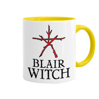 The Blair Witch Project , Κούπα χρωματιστή κίτρινη, κεραμική, 330ml