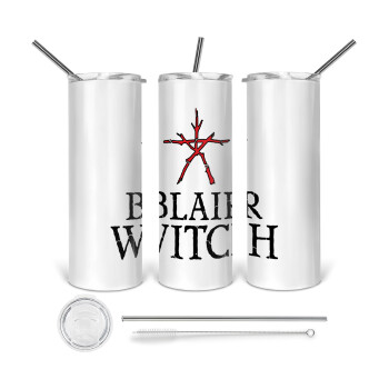 The Blair Witch Project , 360 Eco friendly stainless steel tumbler 600ml, with metal straw & cleaning brush