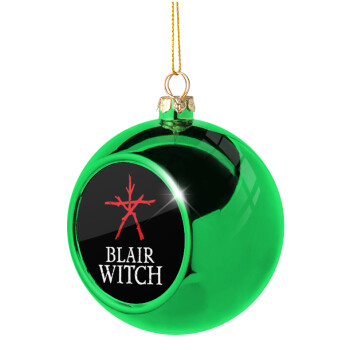 The Blair Witch Project , Χριστουγεννιάτικη μπάλα δένδρου Πράσινη 8cm