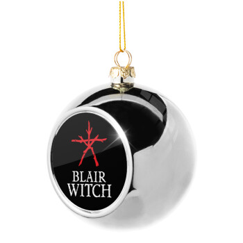 The Blair Witch Project , Χριστουγεννιάτικη μπάλα δένδρου Ασημένια 8cm