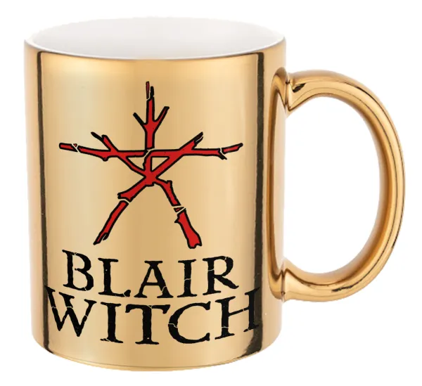 The Blair Witch Project — Mug ceramic, gold mirror, 330ml