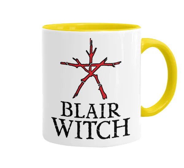 The Blair Witch Project — Mug colored yellow, ceramic, 330ml