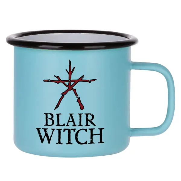 The Blair Witch Project — Κούπα Μεταλλική εμαγιέ ΜΑΤ σιέλ 360ml