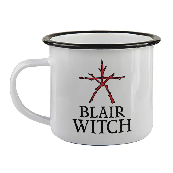 The Blair Witch Project — Enamel mug with black rim, 360ml