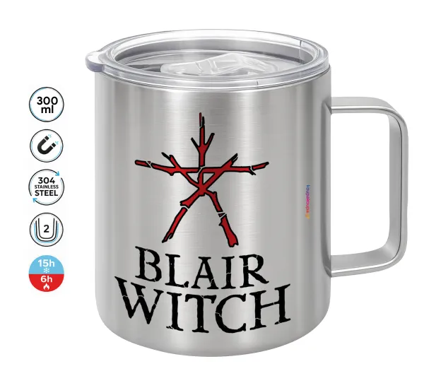 The Blair Witch Project — Double-walled stainless steel mug 300ml with temperature-retaining lid