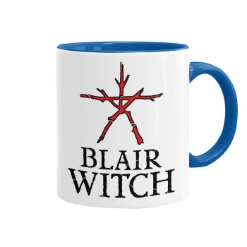 The Blair Witch Project , Κούπα χρωματιστή μπλε, κεραμική, 330ml