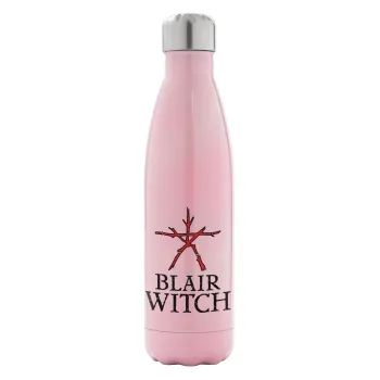 The Blair Witch Project , Metal mug thermos Pink Iridiscent (Stainless steel), double wall, 500ml