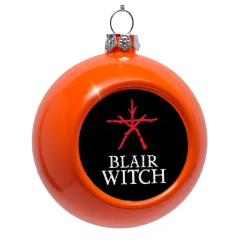 The Blair Witch Project , Στολίδι Χριστουγεννιάτικη μπάλα δένδρου Πορτοκαλί 8cm