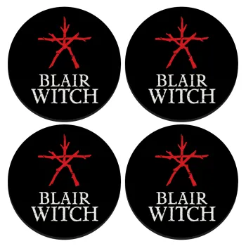 The Blair Witch Project , ΣΕΤ 4 Σουβέρ ξύλινα στρογγυλά (9cm)
