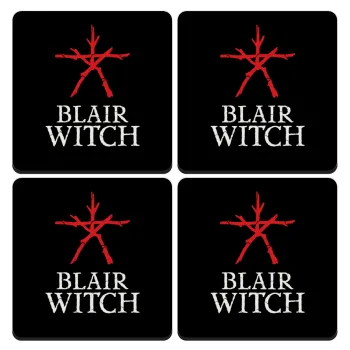 The Blair Witch Project , ΣΕΤ 4 Σουβέρ ξύλινα τετράγωνα (9cm)
