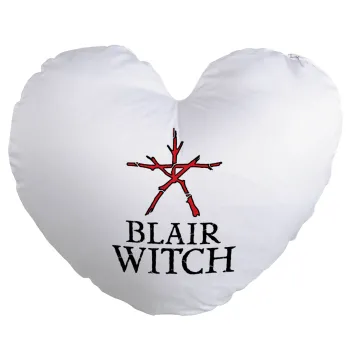 The Blair Witch Project , Μαξιλάρι καναπέ καρδιά 40x40cm περιέχεται το  γέμισμα