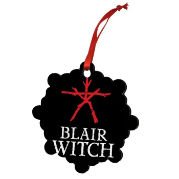 The Blair Witch Project , Στολίδι Χριστουγεννιάτικο στολίδι snowflake ξύλινο 7.5cm
