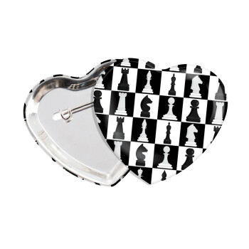 Chess set, Κονκάρδα παραμάνα καρδιά (57x52mm)