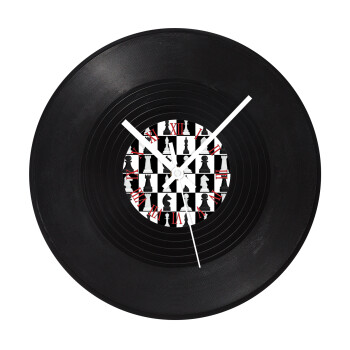 Chess set, Ρολόι τοίχου Βινύλιο (30cm)