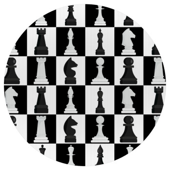 Chess set, Mousepad Στρογγυλό 20cm