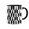 Mug colored black, ceramic, 330ml