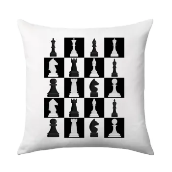 Chess set, Μαξιλάρι καναπέ 40x40cm περιέχεται το  γέμισμα