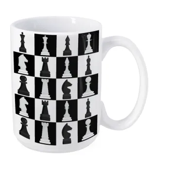 Chess set, Κούπα Mega, κεραμική, 450ml