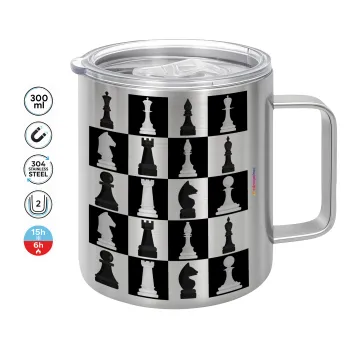 Chess set, Κούπα Ανοξείδωτη διπλού τοιχώματος 300ml
