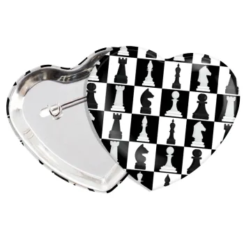 Chess set, Κονκάρδα παραμάνα καρδιά (57x52mm)