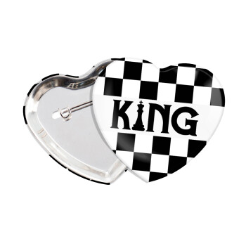 King chess, Κονκάρδα παραμάνα καρδιά (57x52mm)