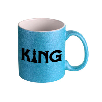 King chess, Κούπα Σιέλ Glitter που γυαλίζει, κεραμική, 330ml