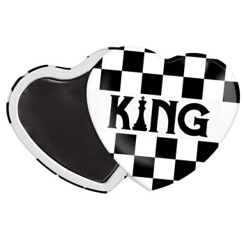 King chess, Μαγνητάκι καρδιά (57x52mm)