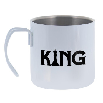 King chess, Mug Stainless steel double wall 400ml