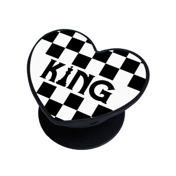 King chess, Phone Holders Stand  καρδιά Μαύρο Βάση Στήριξης Κινητού στο Χέρι