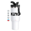 Mega Stainless steel Tumbler with lid, double wall 1,2L
