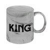 Mug ceramic marble style, 330ml
