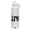 1L Stainless Steel Thermal Bottle with Phone Holder & Double Wall Insulation