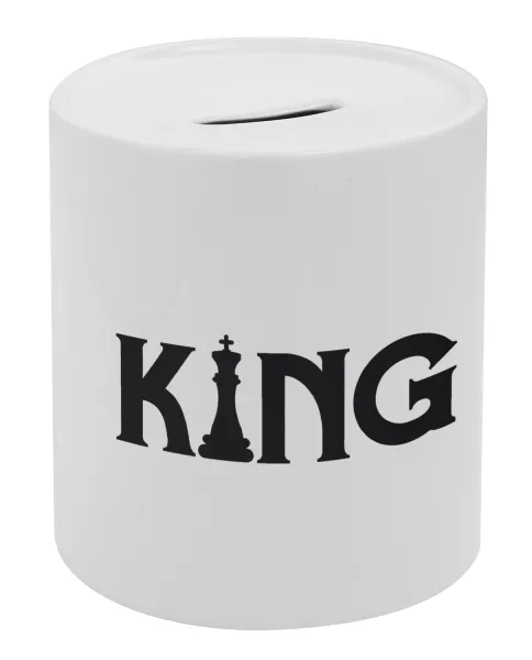 King chess — Porcelain money box with stopper