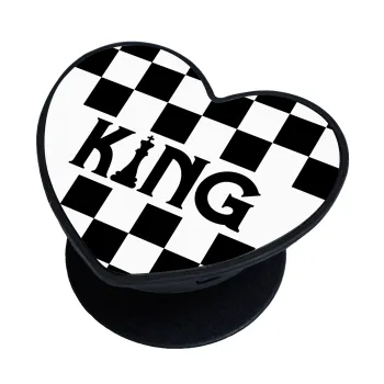 King chess, Phone Holders Stand  καρδιά Μαύρο Βάση Στήριξης Κινητού στο Χέρι